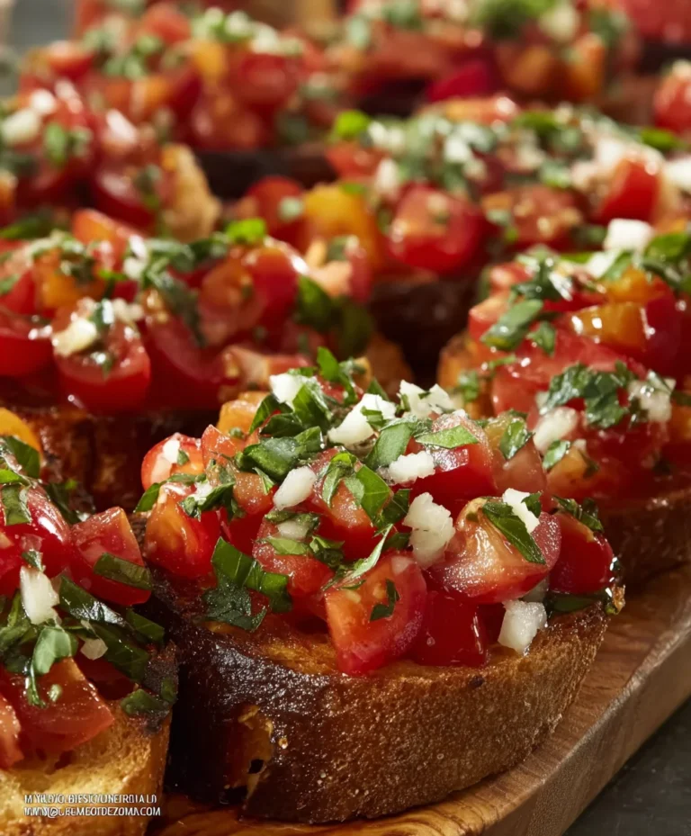 Easy Tomato Bruschetta Recipe – Fresh & Delicious