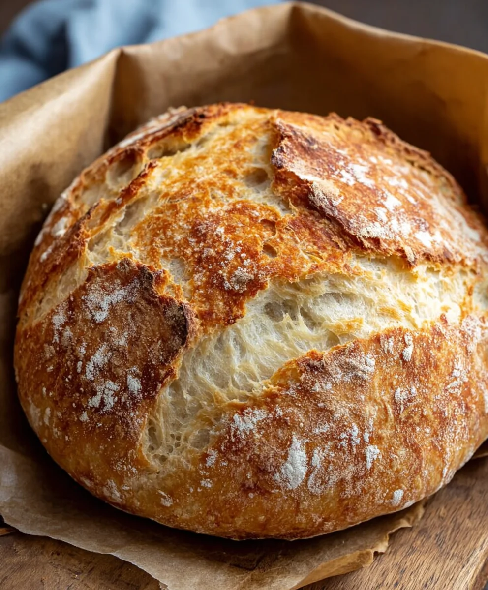 Easy No-Knead Bread Recipe Quick & Delicious