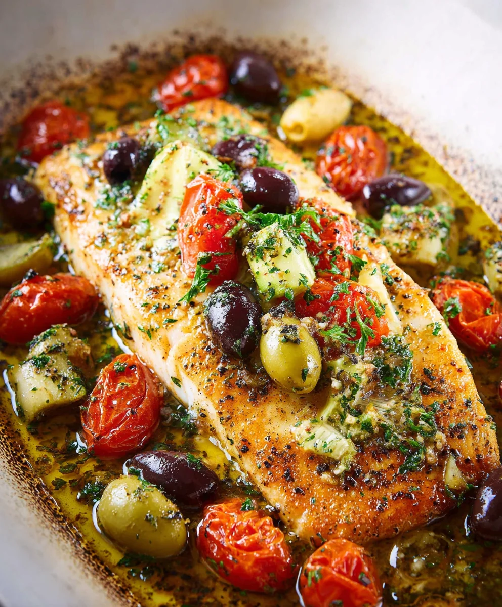 Easy Mediterranean Baked Fish Recipe