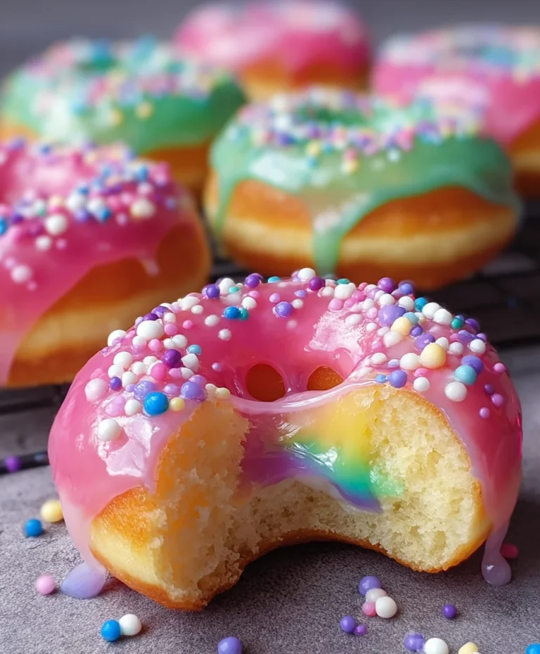 Rainbow Doughnuts- Deliciously Filled Treats