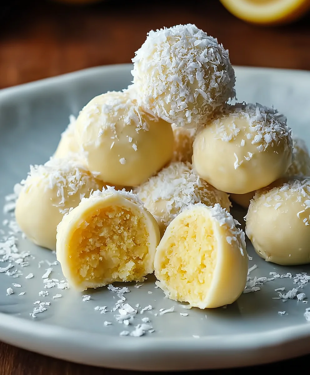 Zesty Lemon Truffles- Easy No-Bake Dessert Recipe