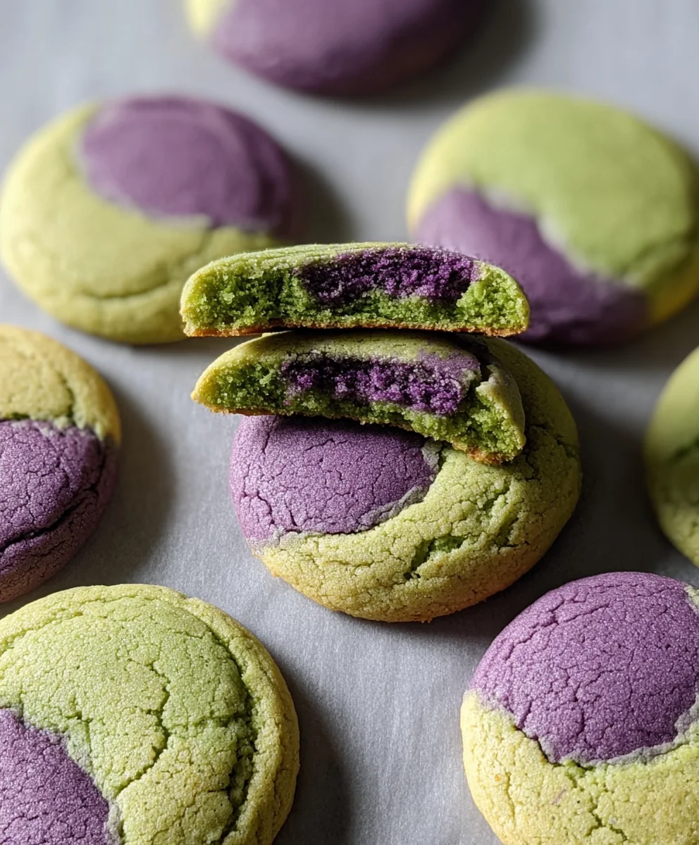 Matcha Ube Cookies - Irresistible Flavor Fusion