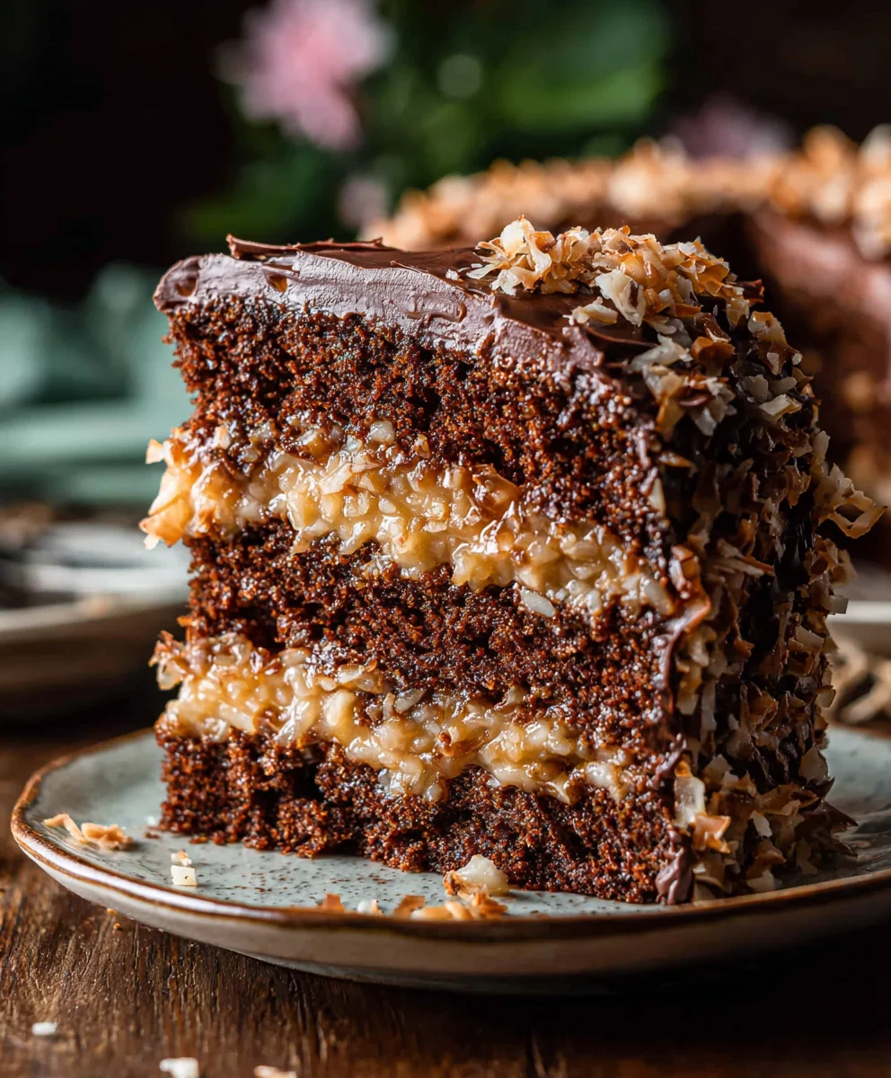Authentic German Chocolate Cake Recipe-Rich & Delicious