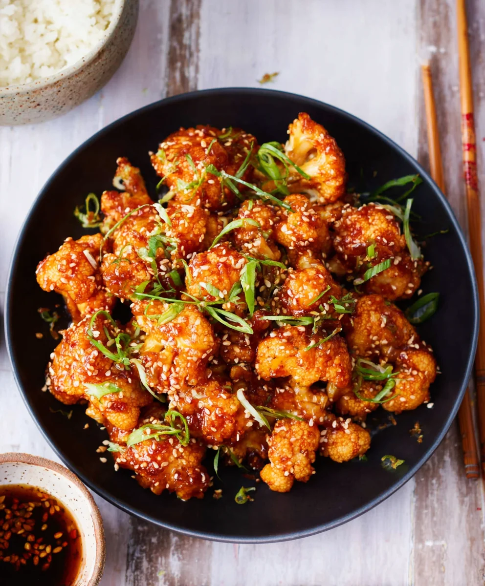 Sticky Sesame Cauliflower- Easy & Delicious Recipe