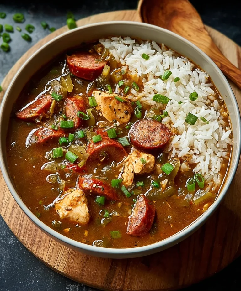 Classic Beef Sausage Gumbo-Hearty Southern Comfort