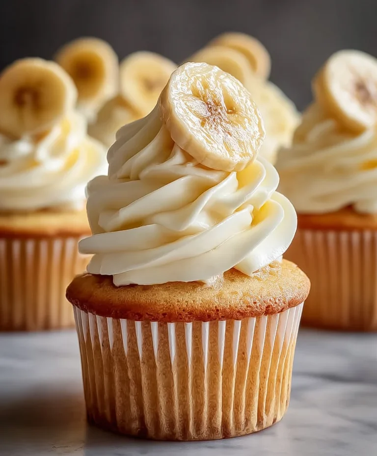 Banana Pudding Cupcakes-Sweet Creamy Dessert Recipe