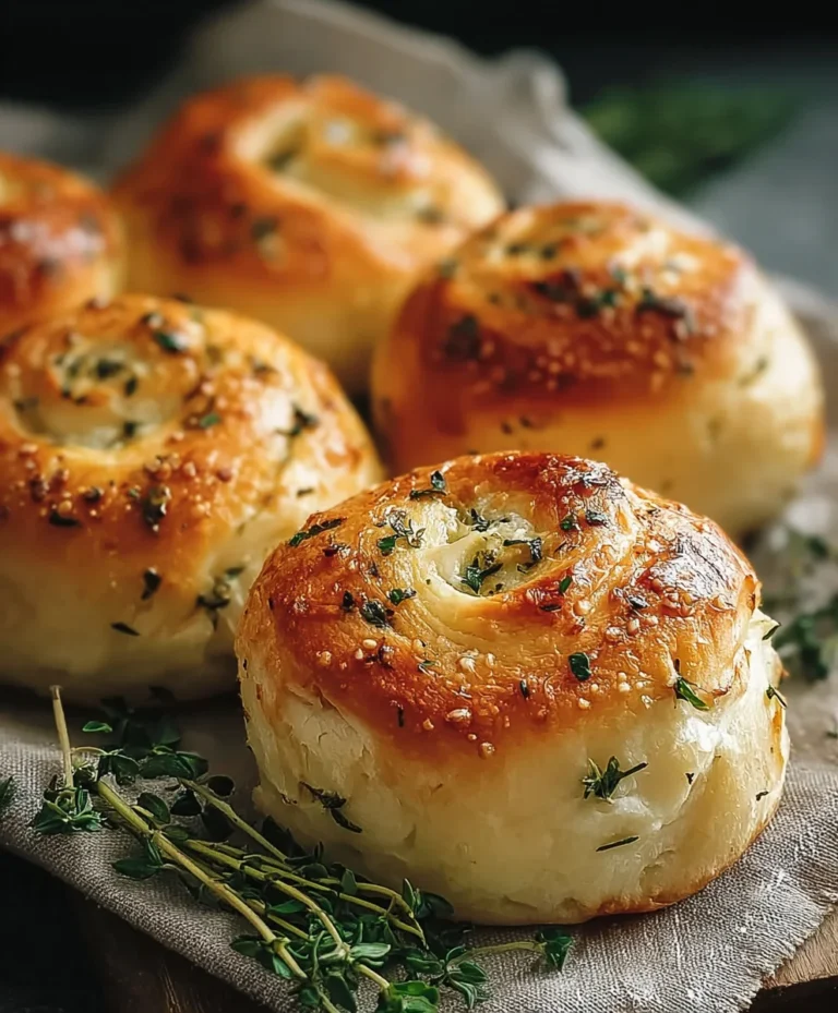 Sourdough Herb Cheese Rolls – Easy & Delicious Bake