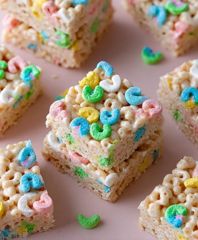 Lucky Charms Rice Krispie Treats-Easy Fun Recipe