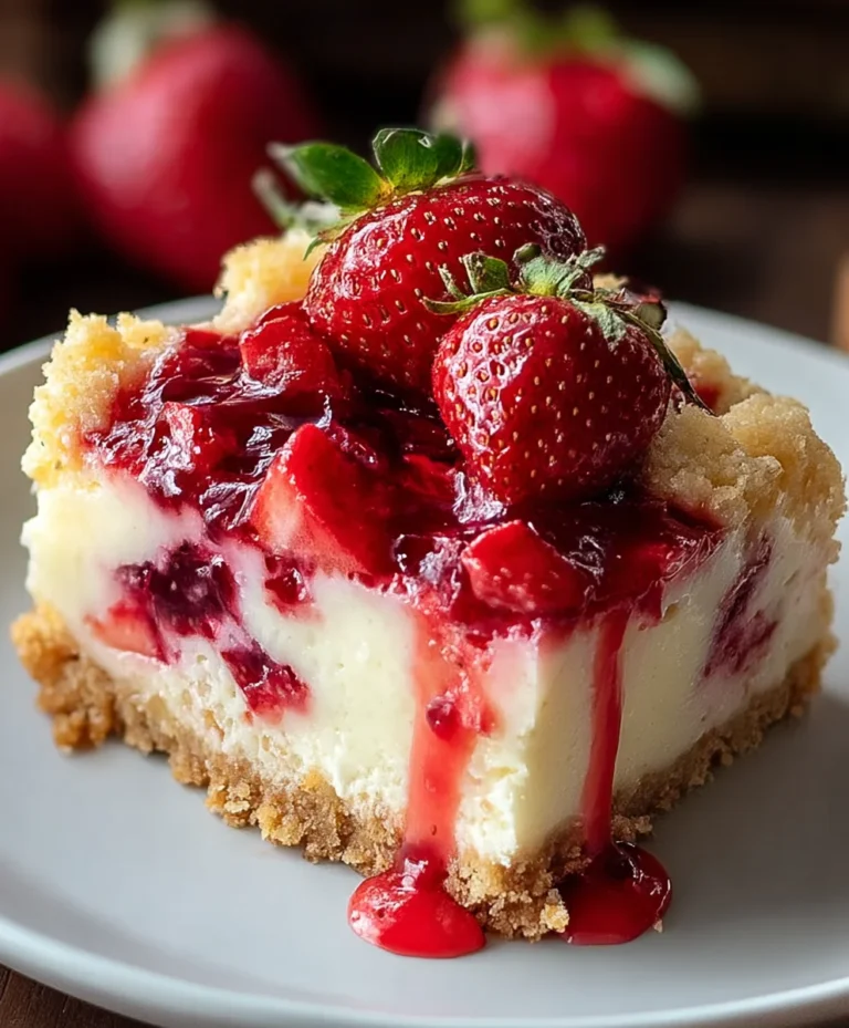 Easy Strawberry Cheesecake Dump Cake Recipe-Delicious Dessert