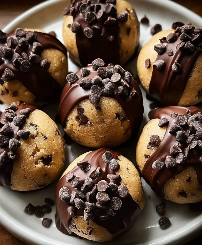 Chocolate Chip Cookie Dough Bites – Easy Treat