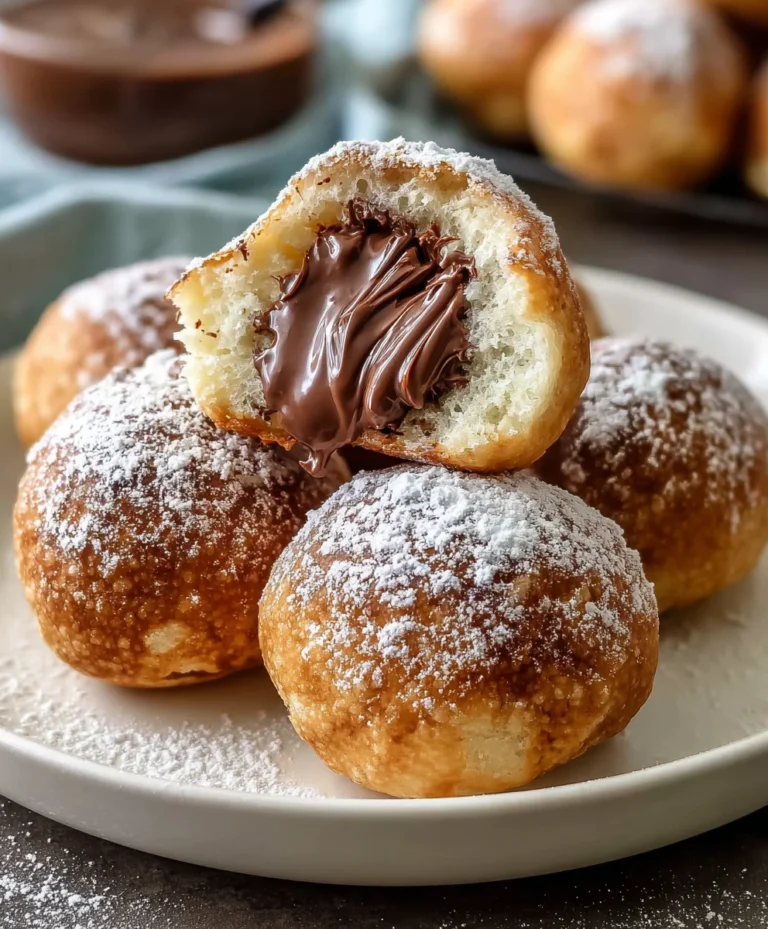 Air Fryer Nutella Bombs-Easy Dessert Recipe