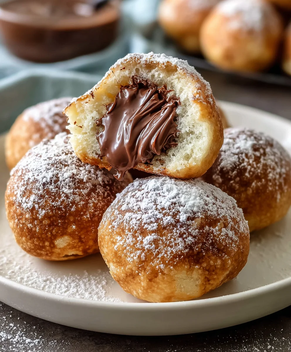 Air Fryer Nutella Bombs-Easy Dessert Recipe
