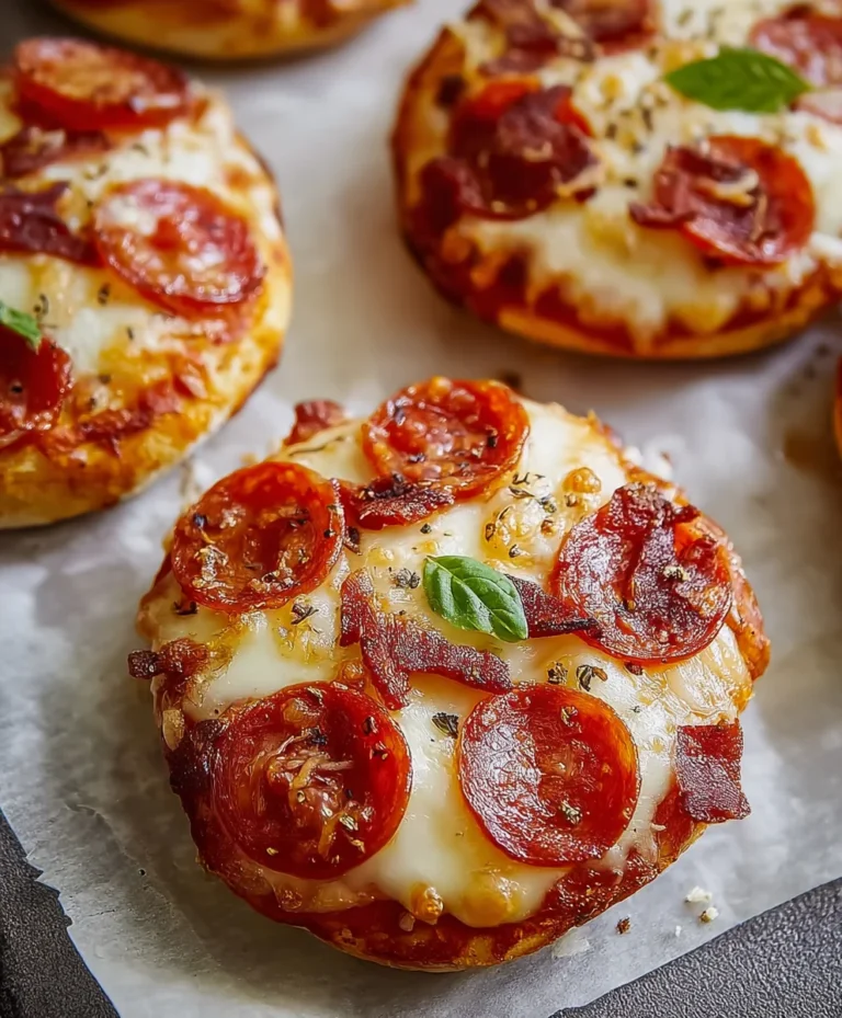 Easy Mini Lunchbox Pizzas-Quick & Kid-Friendly Bites