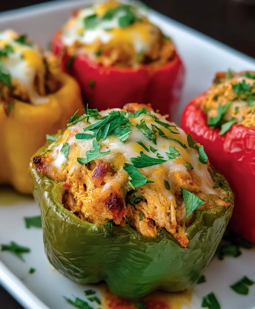 Easy Chicken Stuffed Peppers Recipe