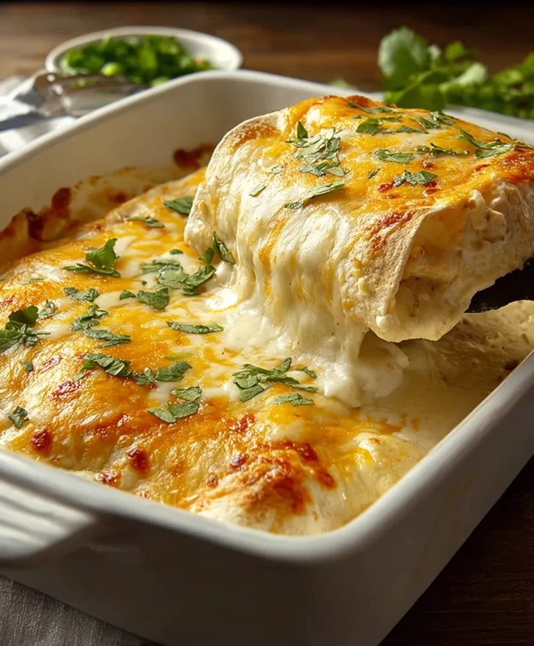 Easy White Chicken Enchiladas-Quick & Creamy Recipe