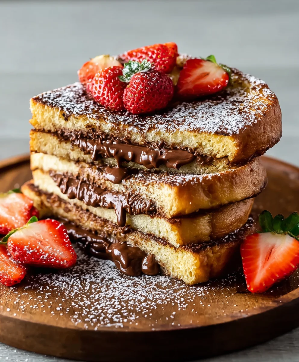 Nutella French Toast - Decadent Breakfast Treat