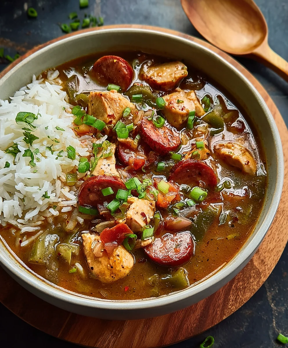 Classic Beef Sausage Gumbo-Hearty Southern Comfort