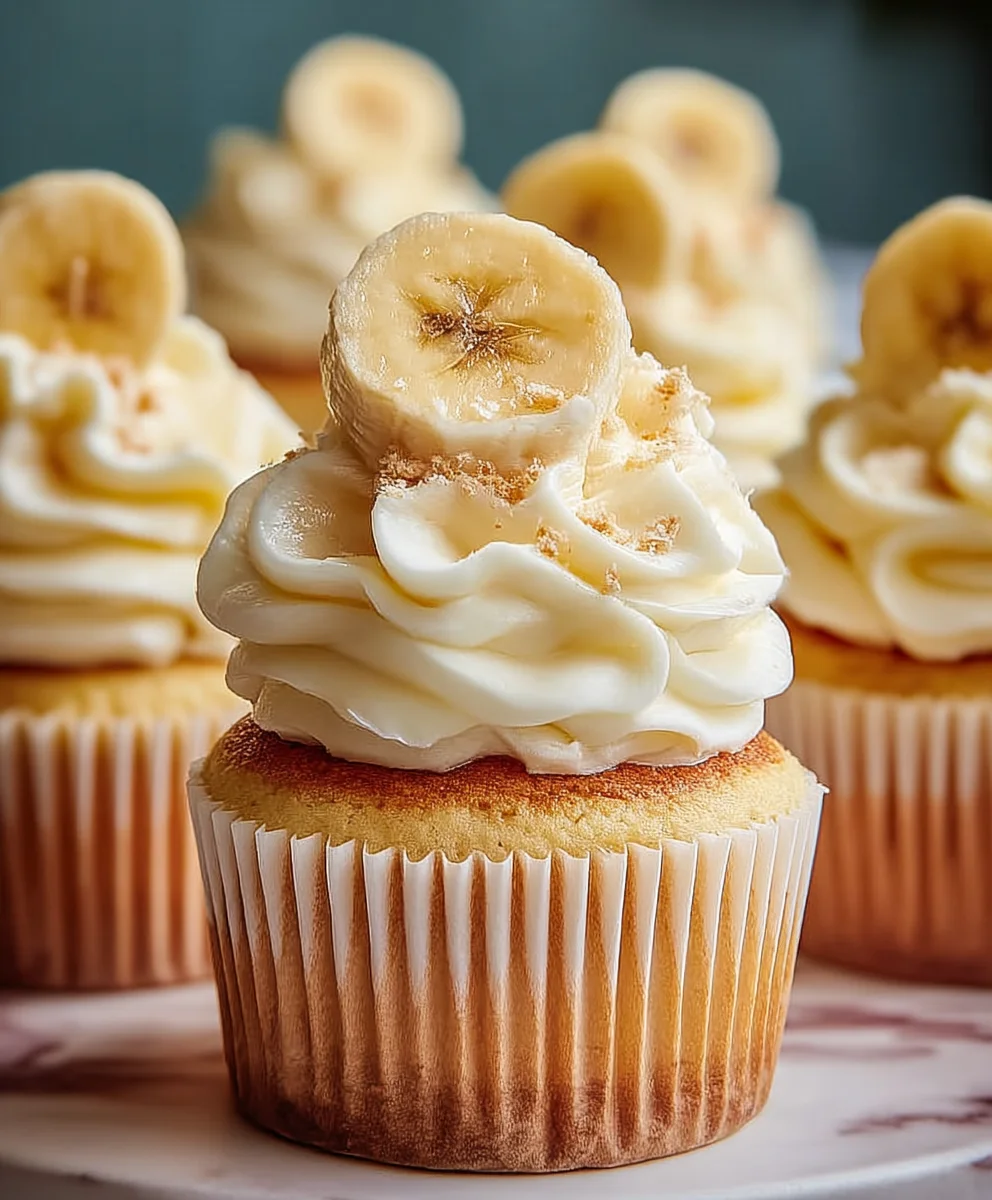 Banana Pudding Cupcakes-Sweet Creamy Dessert Recipe
