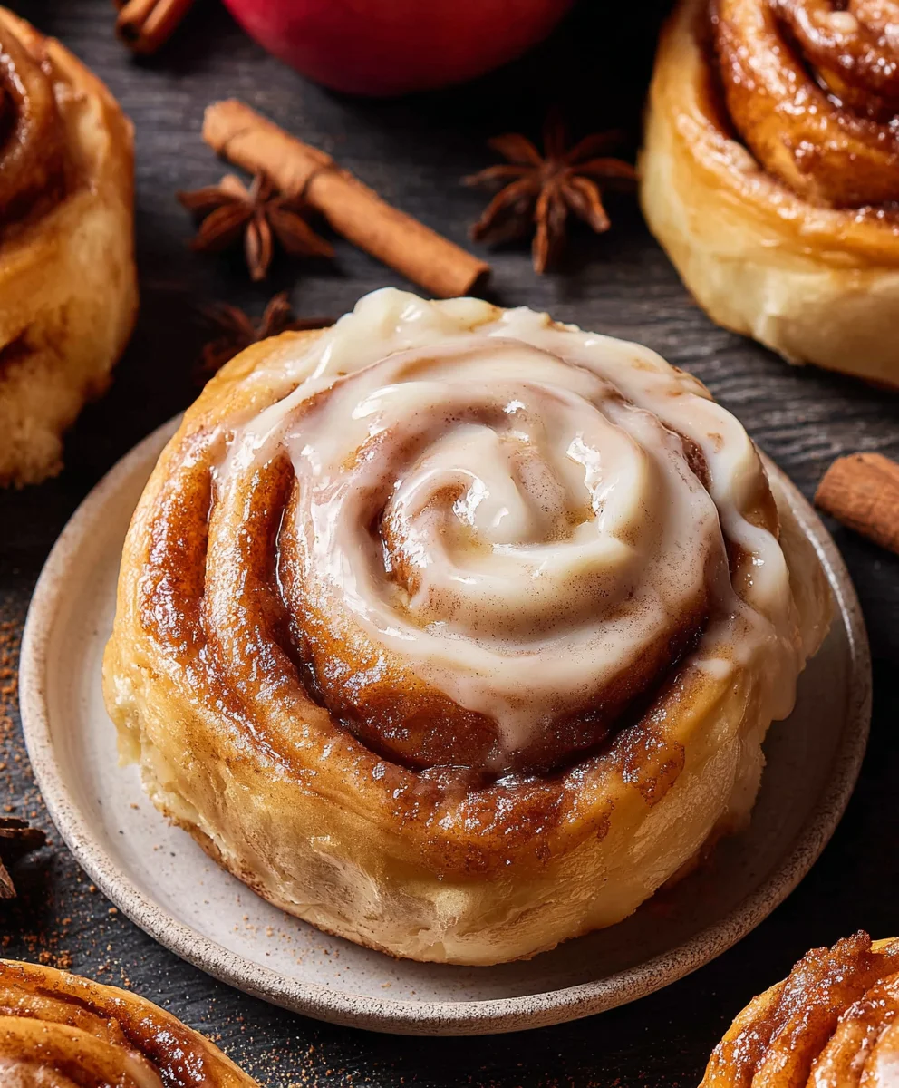 Apple Cinnamon Rolls- Cozy Fall Baking