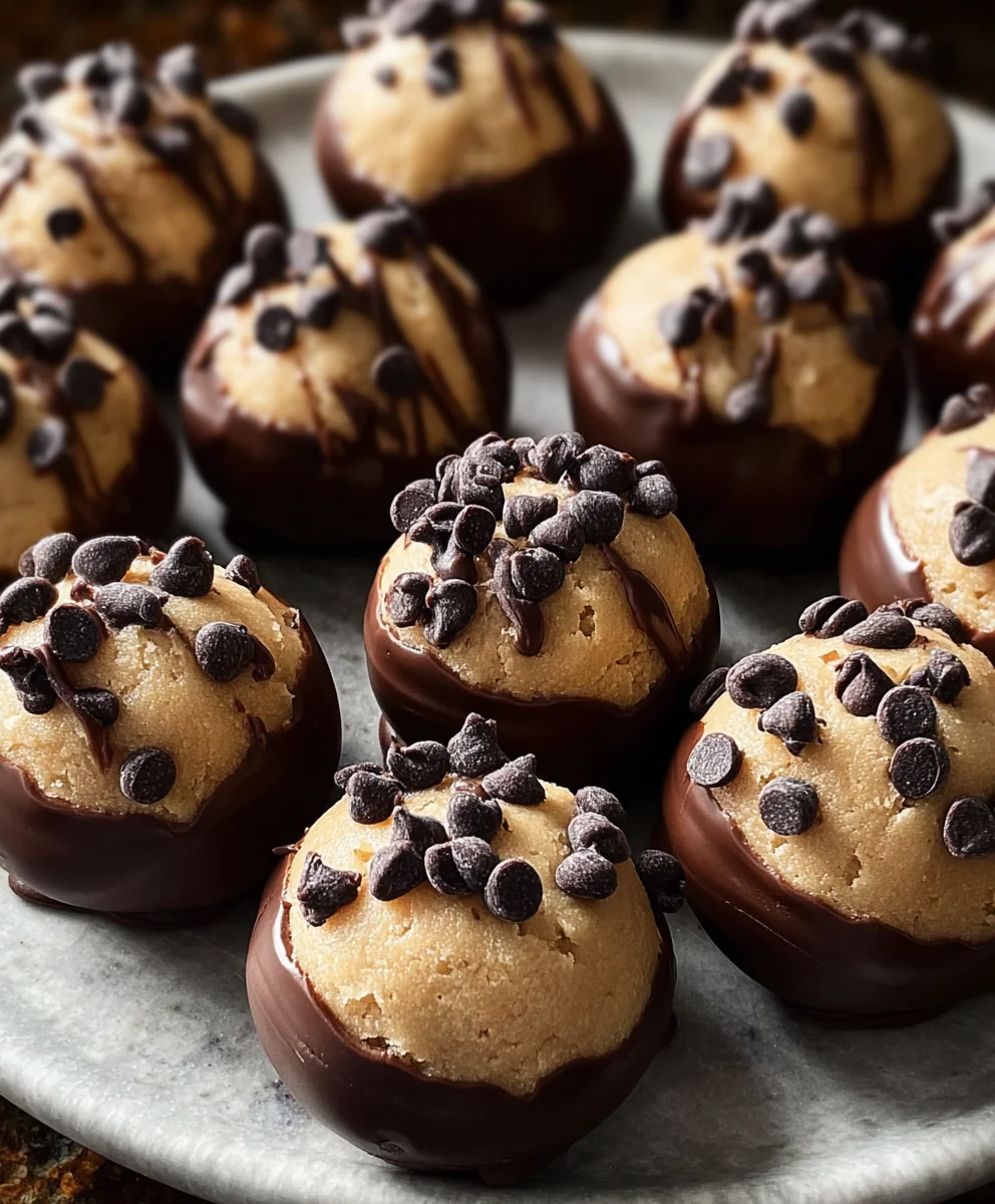 Chocolate Chip Cookie Dough Bites - Easy Treat