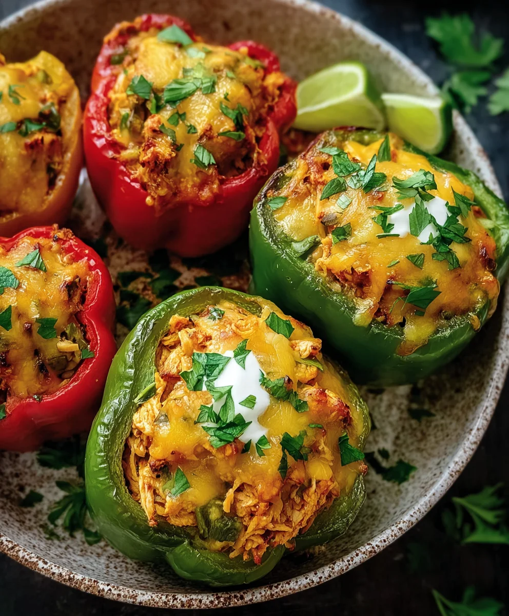 Easy Chicken Stuffed Peppers Recipe