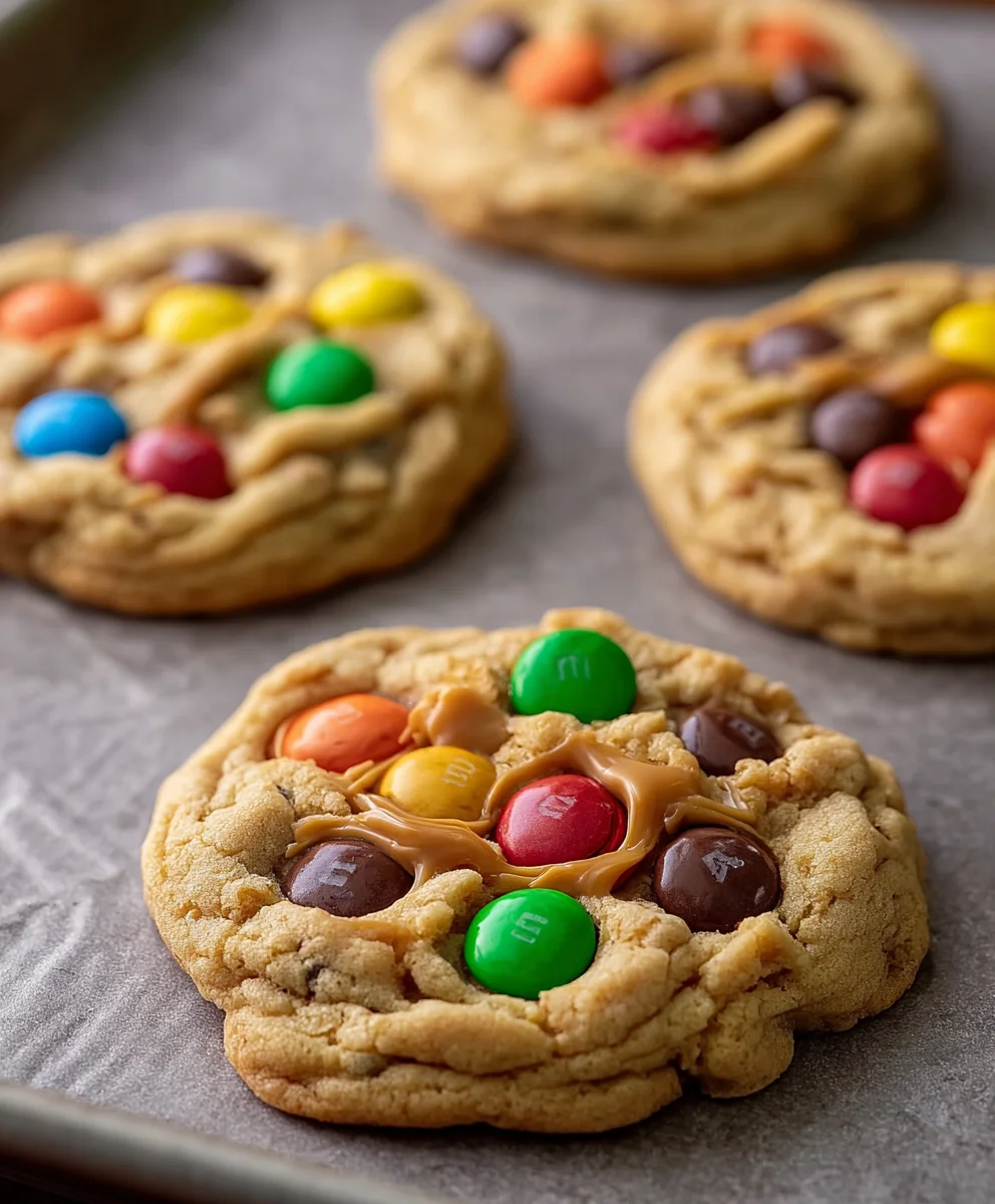 Easy Peanut Butter M-and-M Cookies - Best Recipe