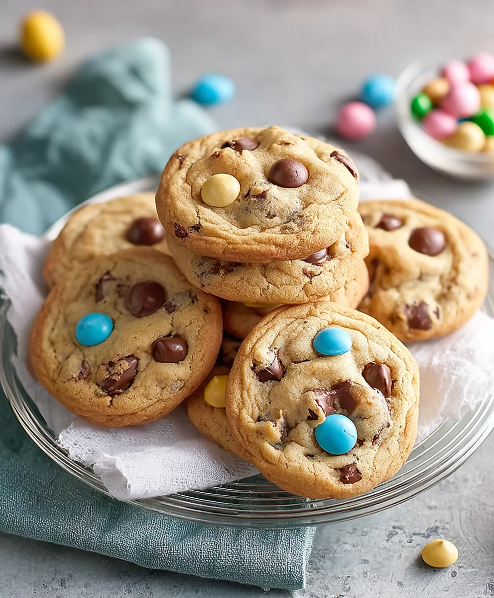 Easter Chocolate Chip Cookies-Deliciously Chewy Treats