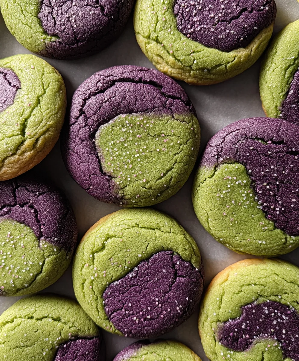 Matcha Ube Cookies - Irresistible Flavor Fusion