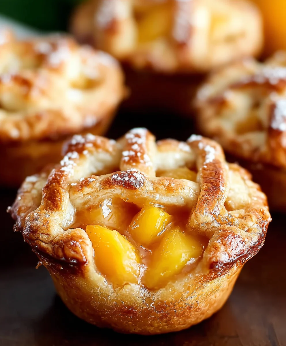 Mini Peach Pies - Easy Summer Dessert Recipe