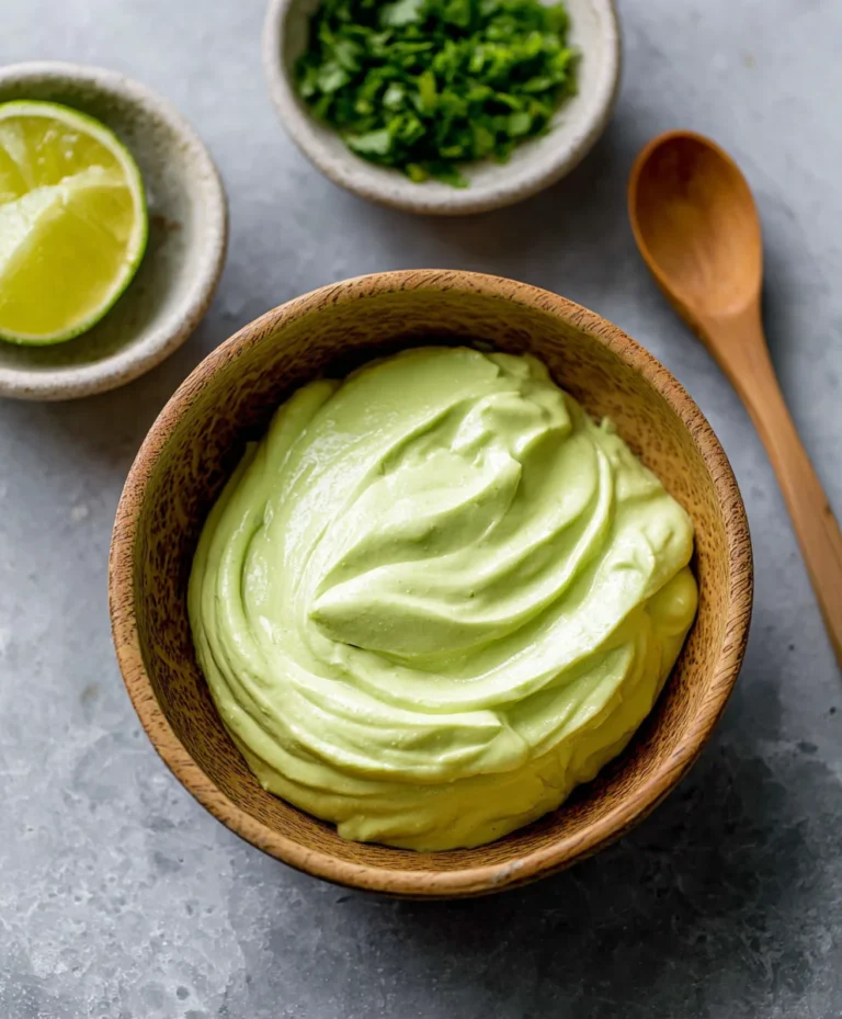 Creamiest Avocado Crema – Tacos Salads & More