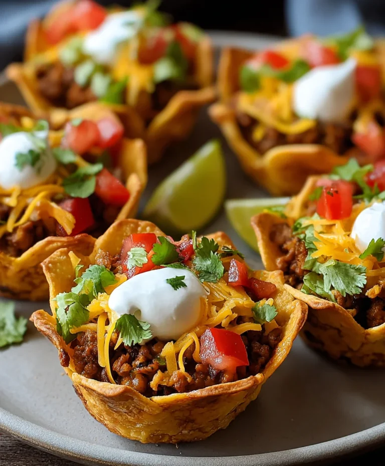 Easy Beef Taco Cups – Quick & Delicious Recipe