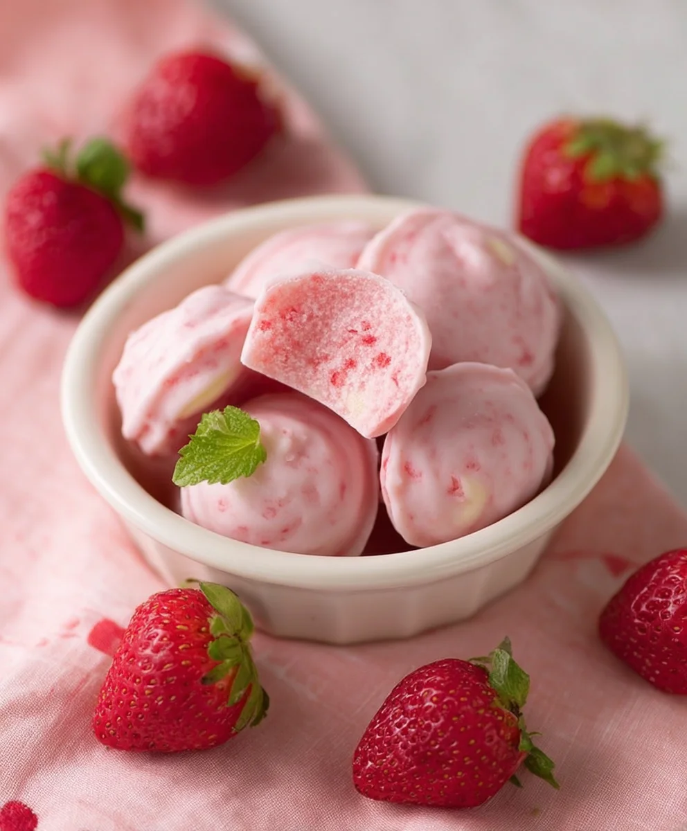 Easy Strawberry Yogurt Bites Recipe - Delicious & Simple Treat