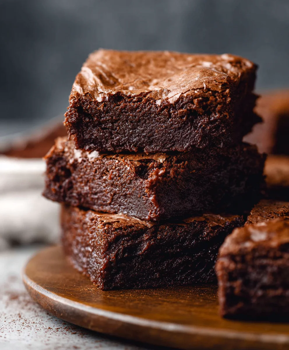Easy Sourdough Discard Brownies - Deliciously Fudgy