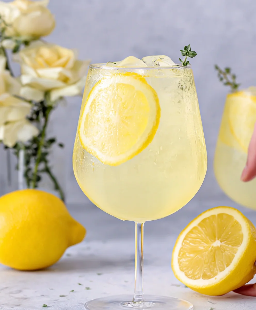 Non-Non-Non-Alcoholic Alternativeic Limoncello Spritz - Refreshing Drink