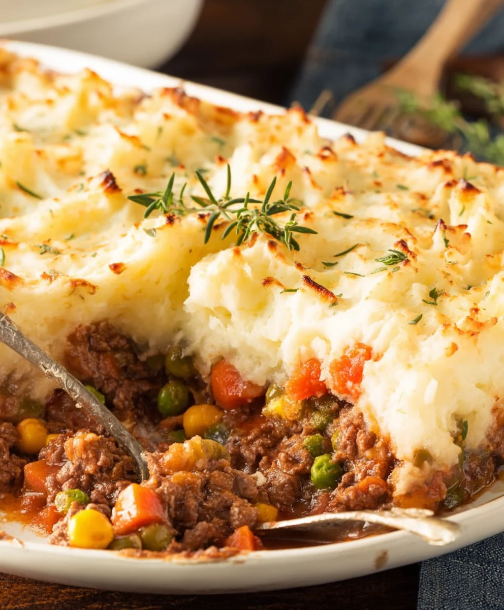 Classic Beef Shepherd's Pie-Comfort Food Recipe