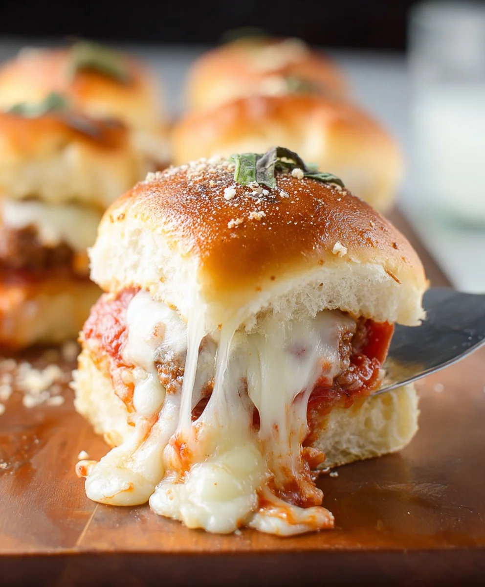 Easy Beef Pizza Sliders - Crowd Pleaser Recipe