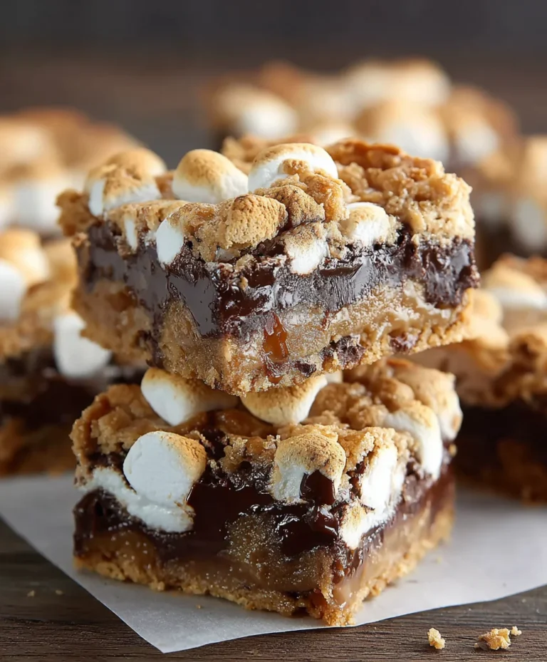 S’mores Seven Layer Bars-Decadent Chocolate Grabeef ham Treat