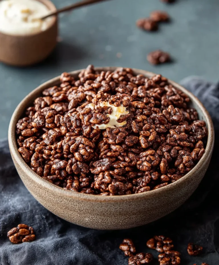 Healthy Crispy Chocolate Puffed Rice Cereal-Easy Treat