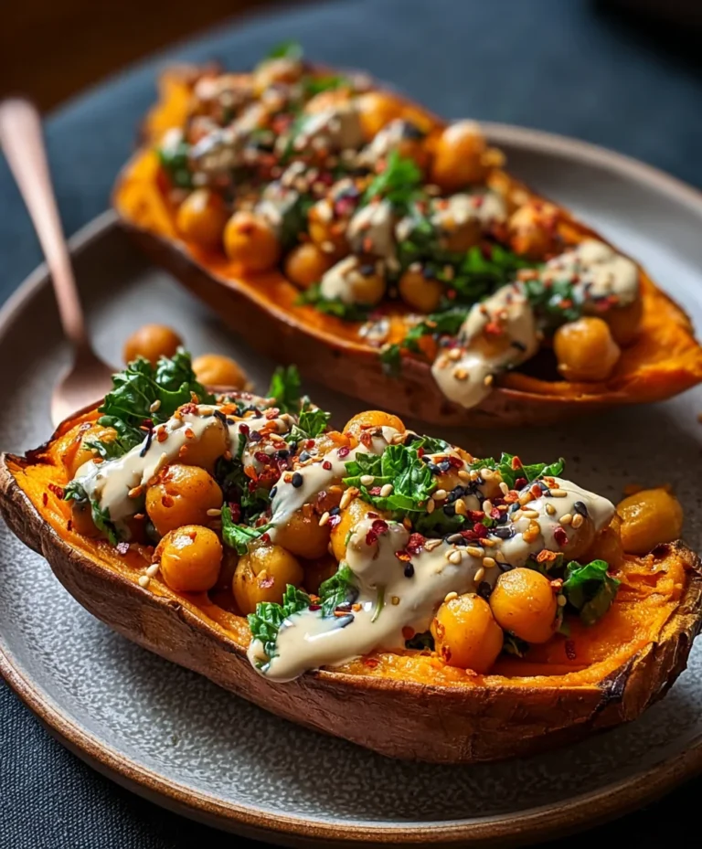 Sweet Potato Tahini Butter Chickpeas Recipe
