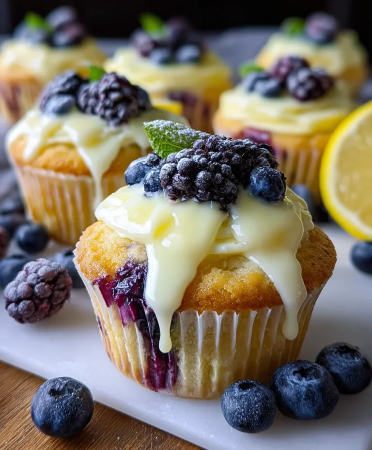 Summer Lemon Berry Cupcakes Recipe – Easy & Delicious