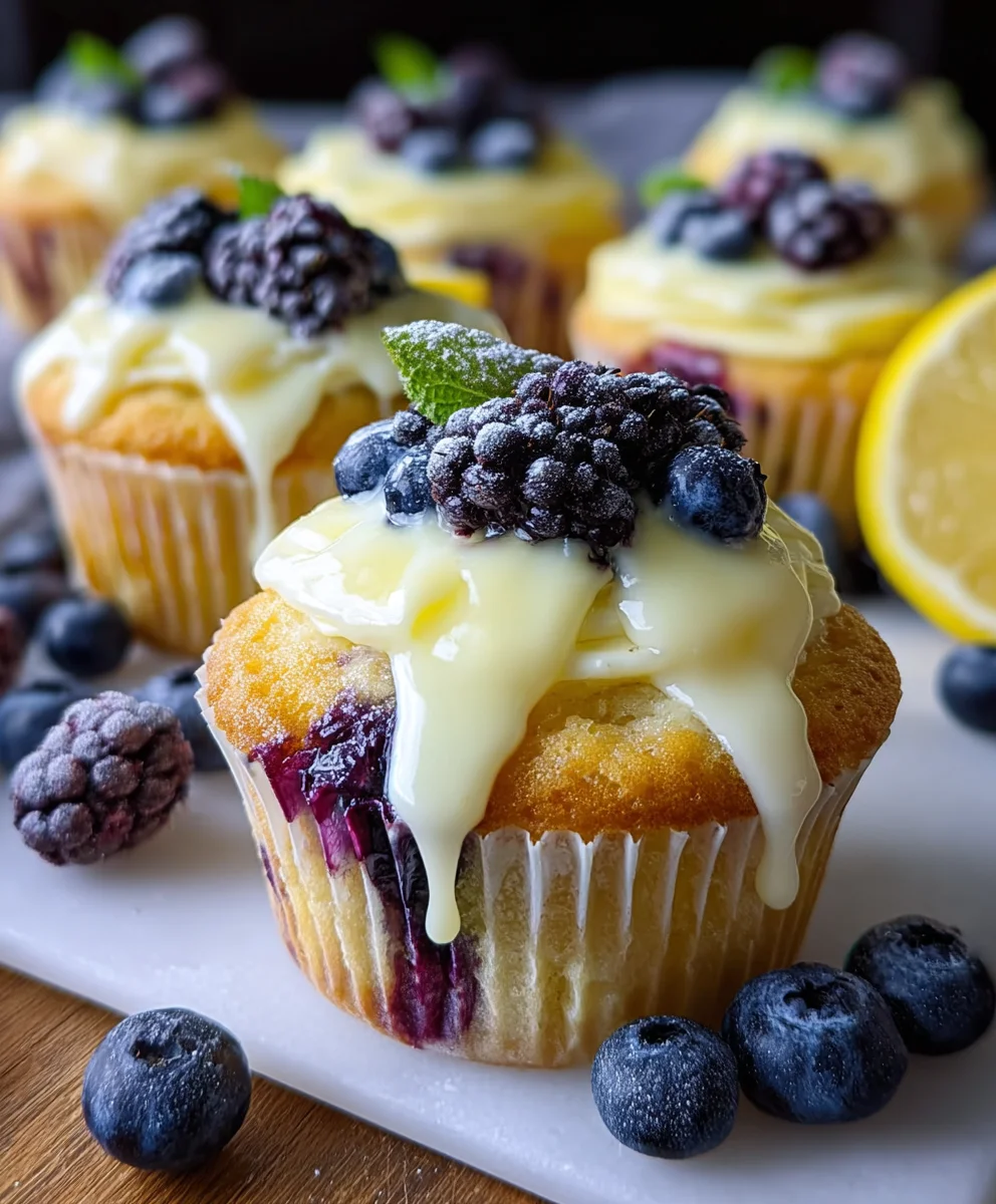 Summer Lemon Berry Cupcakes Recipe - Easy & Delicious