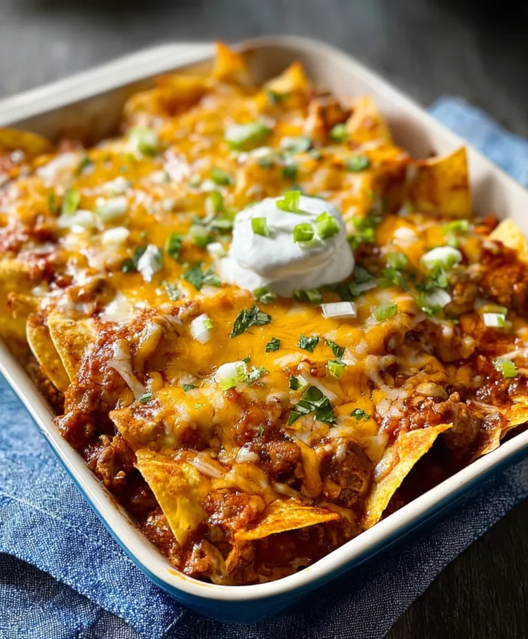 Easy Beef Tortilla Chip Enchiladas Recipe