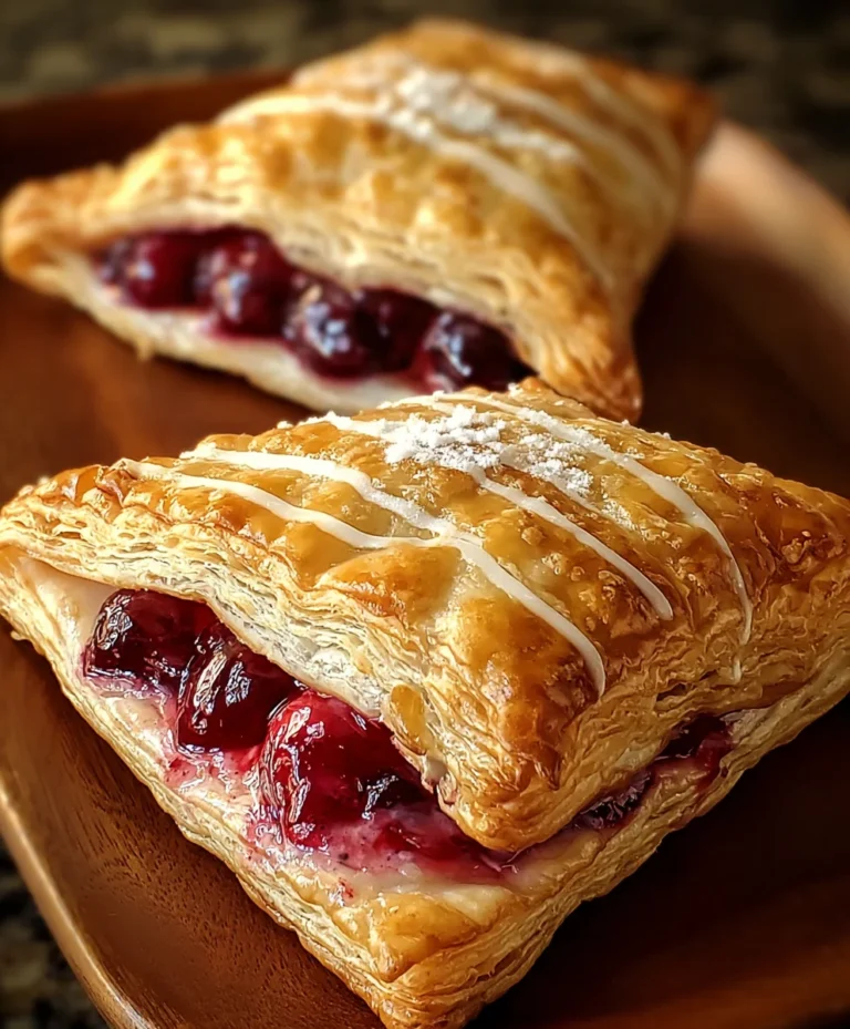 Easy Cherry Turnovers Recipe – Quick & Delicious Dessert