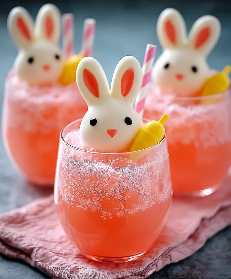 Easy Easter Bunny Punch- Refreshing Non-Non-Non-Alcoholic Alternativeic Drink