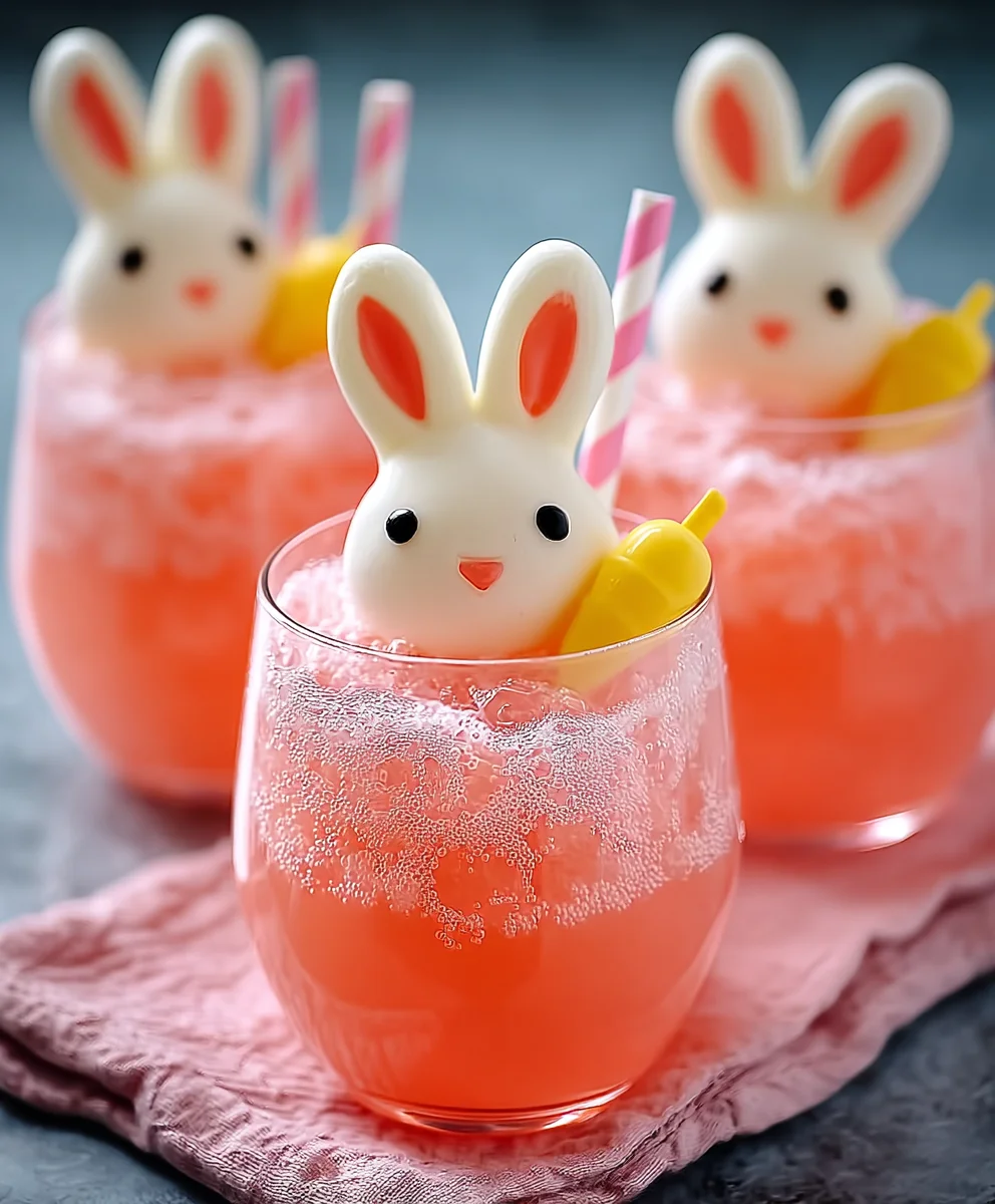 Easy Easter Bunny Punch- Refreshing Non-Non-Non-Alcoholic Alternativeic Drink
