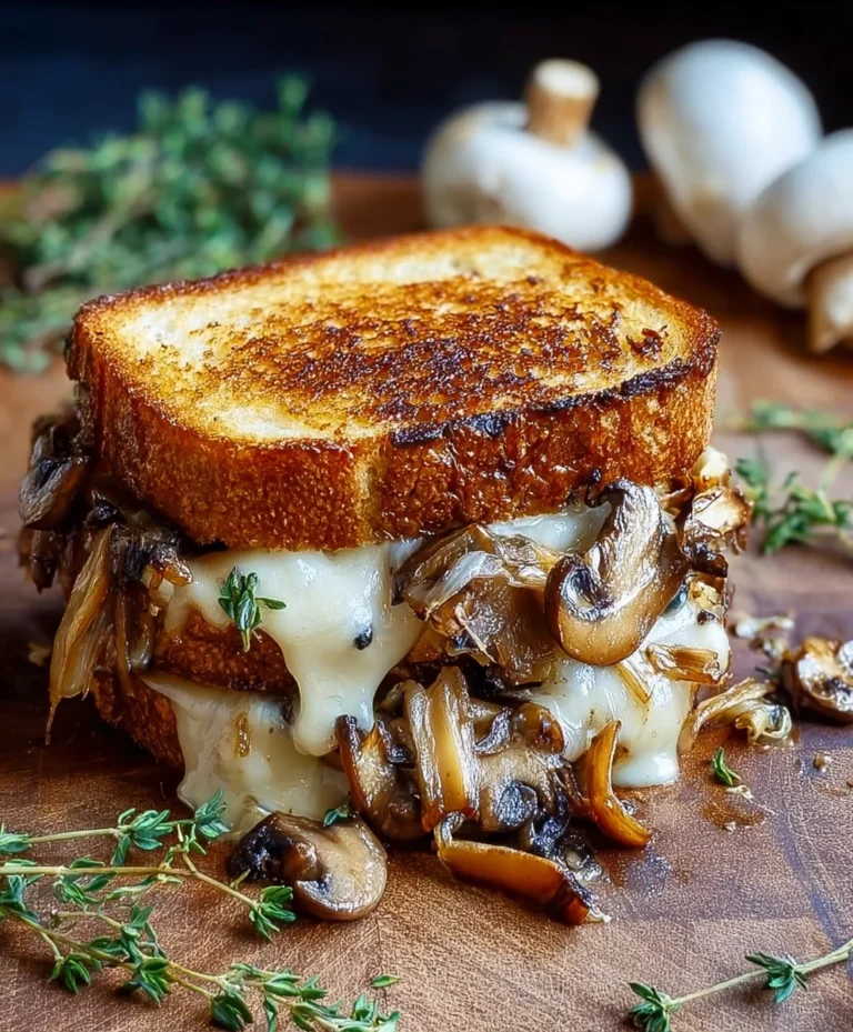 Caramelized Mushroom Grilled Cheese – Savory Comfort