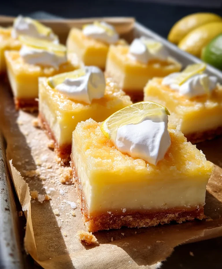 Tangy Citrus Dessert Squares-Bright Refreshing Treats