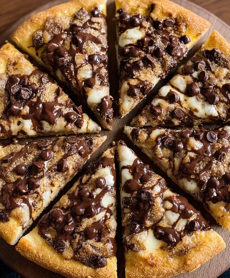 Easy Chocolate Chip Dessert Pizza Recipe – A Sweet Treat
