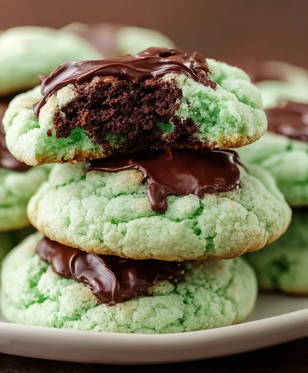 Easy Grasshopper Cake Mix Cookies - Quick & Delicious Treat