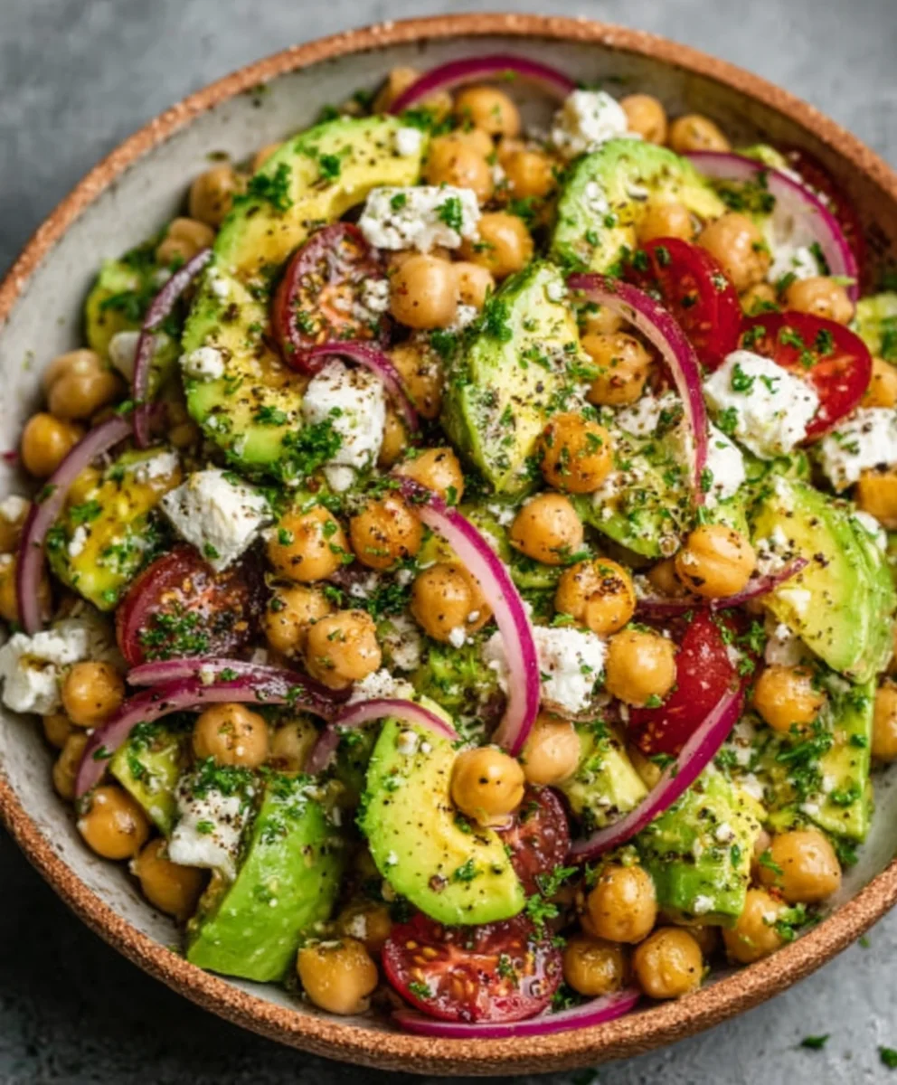 Easy Chickpea Salad Recipe- Quick & Delicious Lunch